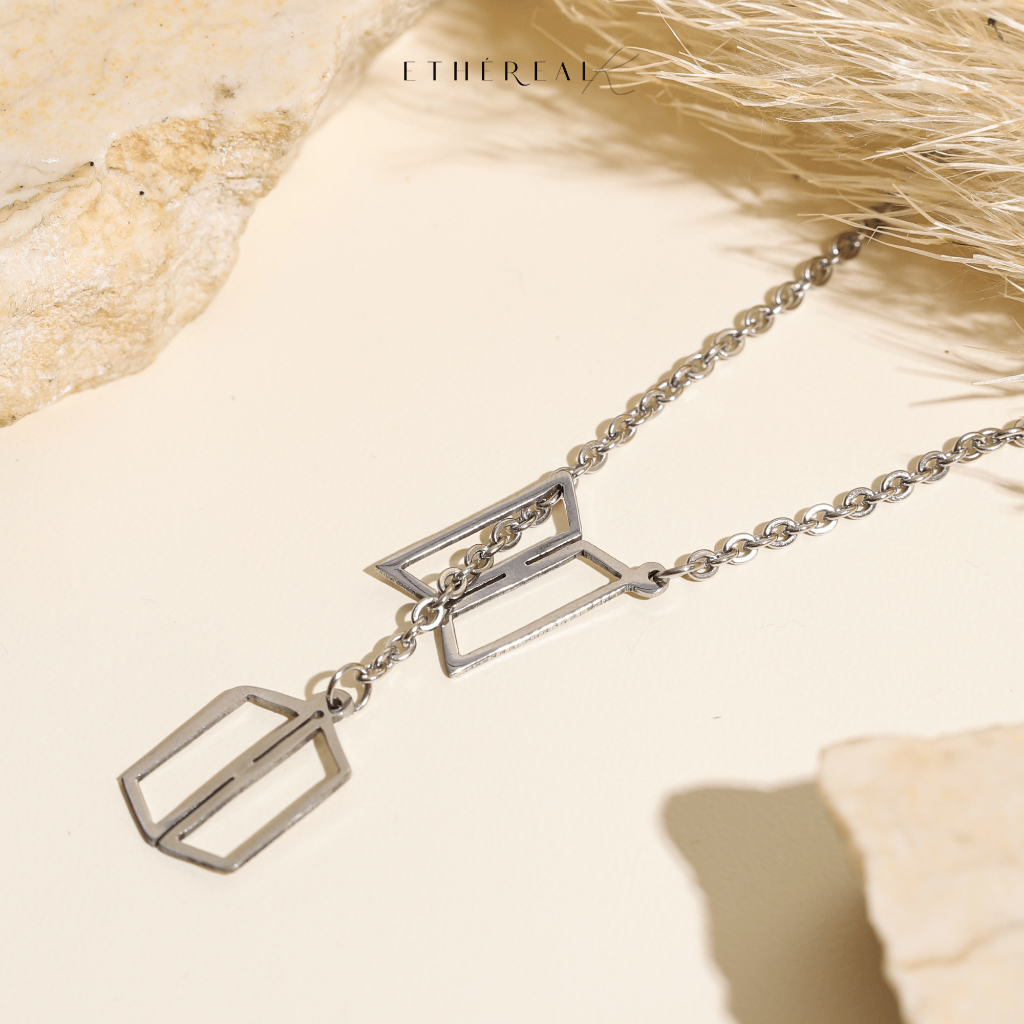 EtherealK - BTS Army Purple Universe Necklace | Kalung Rantai Anti Karat Lapis Emas Putih BTS Army K