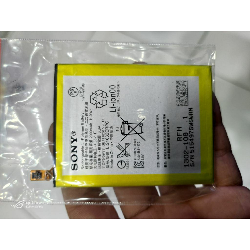 baterai Xperia xz cabutan / copotan