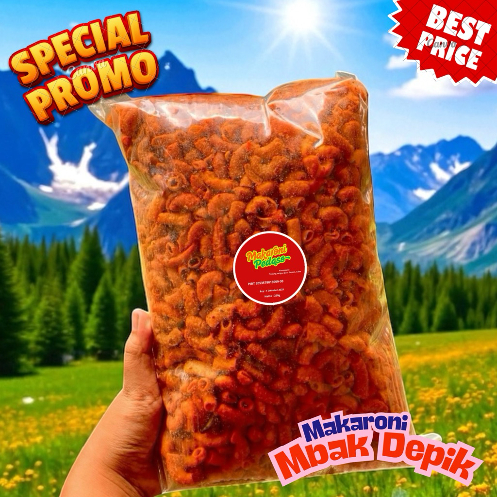 

Makaroni Pedas 250g – Camilan Akhir Pekan Seru