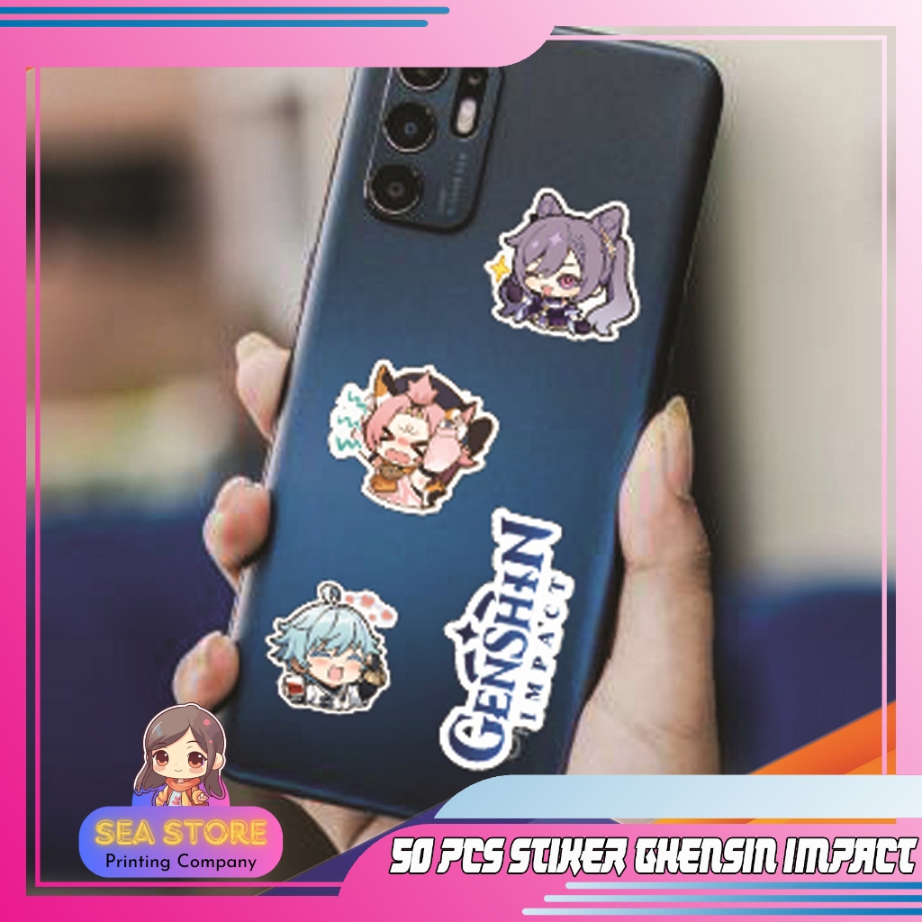 

PAKET 50PCS STIKER KARAKTER GAME GENSHIN IMPACT MURAH