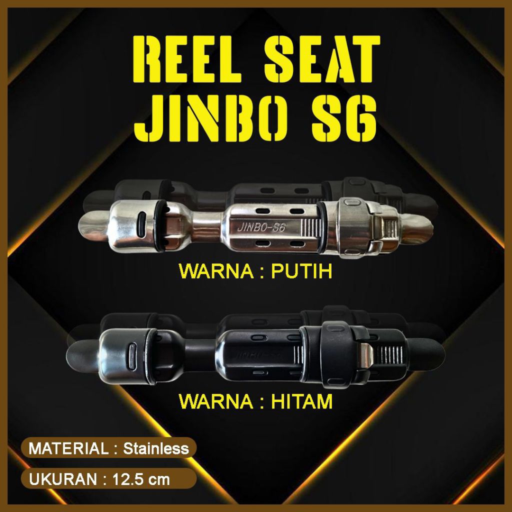 Reel seat jinbo s6 gagang joran tegek