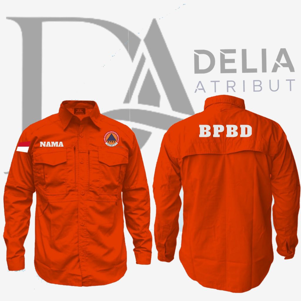 kemeja bpbd / kemeja m-teck bpbd / kemeja lapangan bpbd / kemeja pdh bpbd / kemeja pdl bpbd / baju s