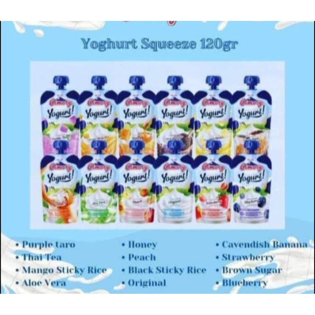 

PER KARTON. CIMORY Squeeze 120ml. BISA MIX.