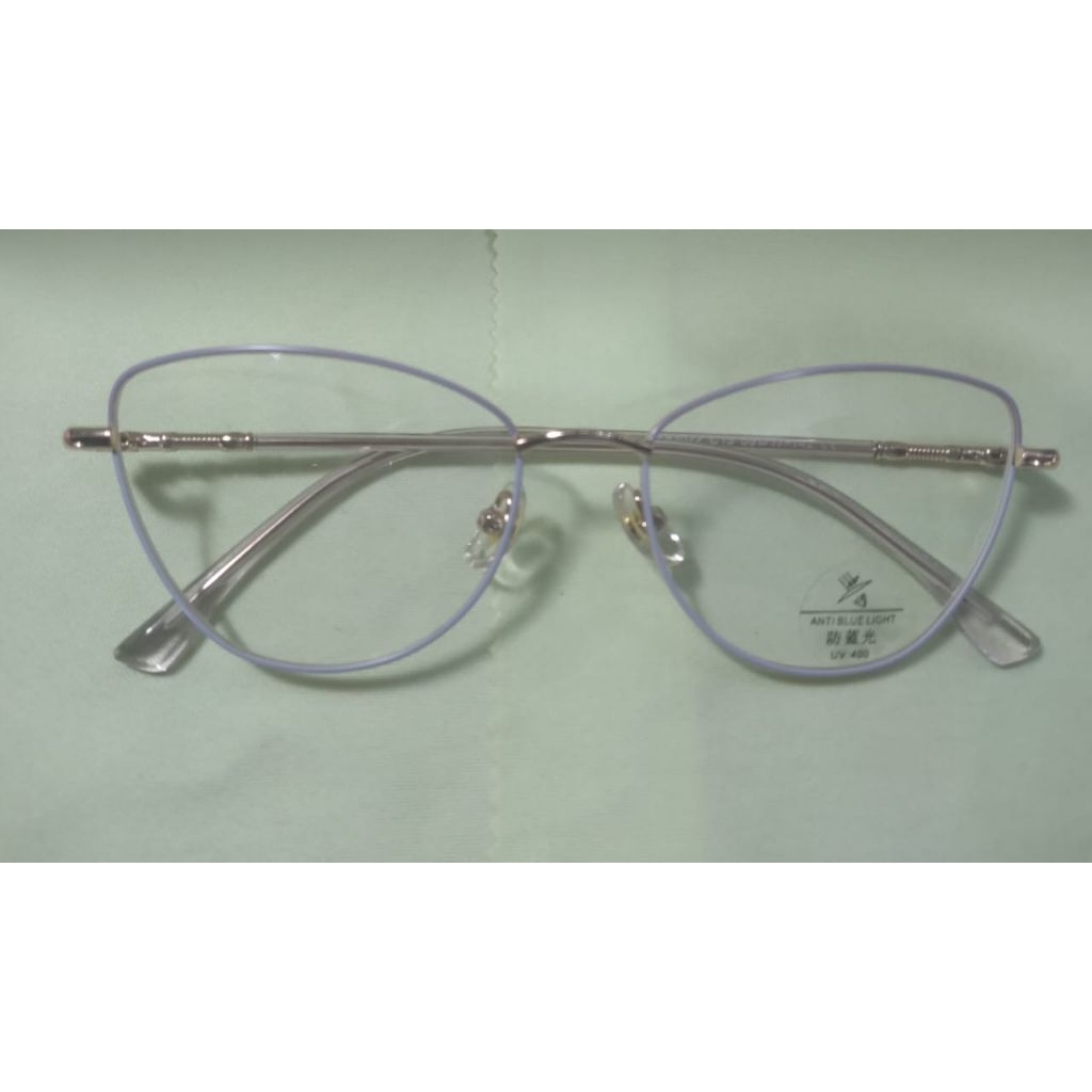 Frame kacamata wanita cat eye ungu F93022