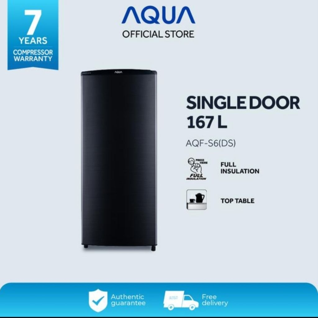 AQUA Kulkas Freezer 6 Rak AQF-S6
