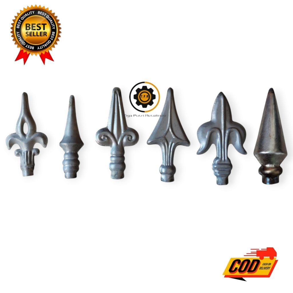 ORNAMEN PAGAR TOMBAK BESI PLAT