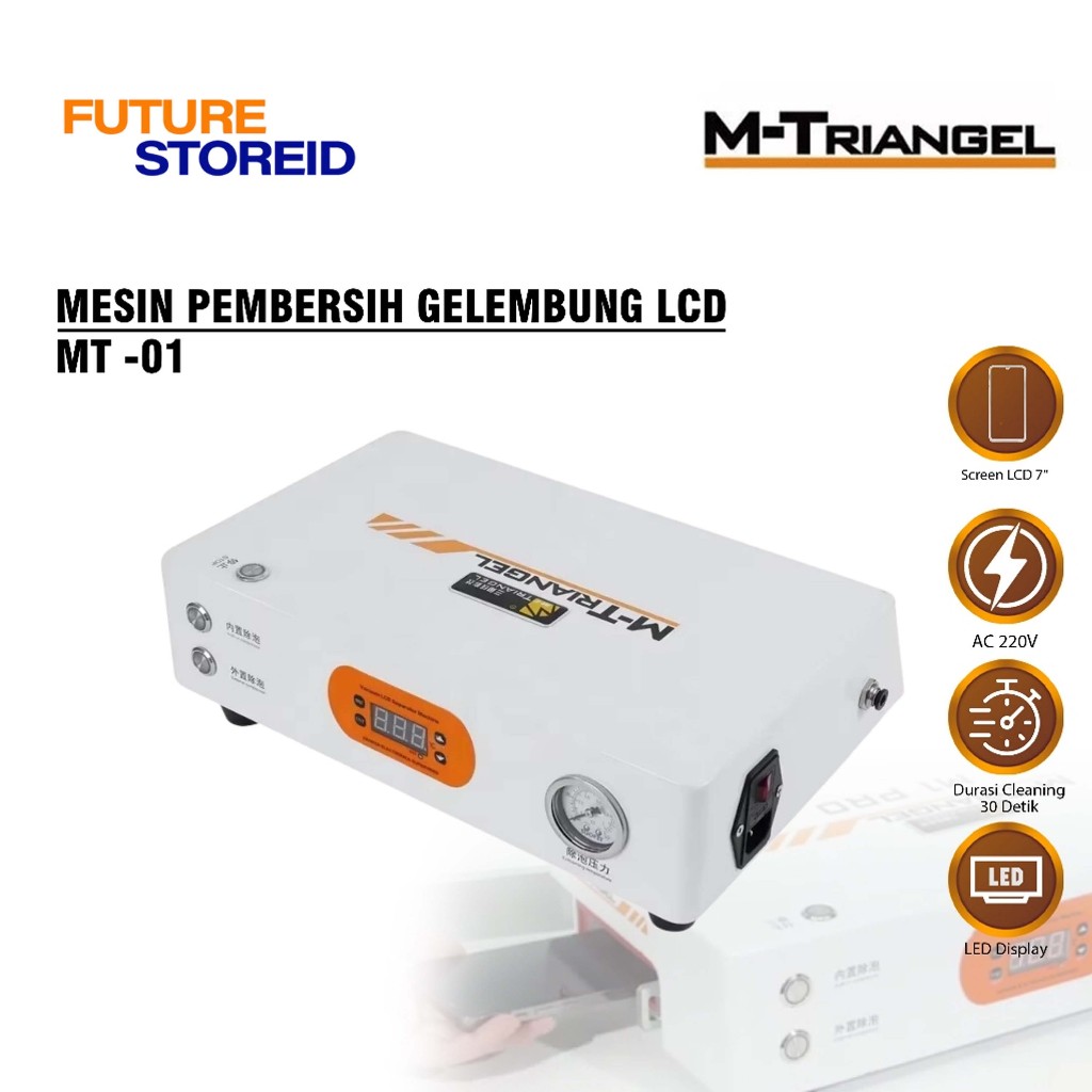 M-Triangel Vacuum Mini Oca Bubble Remover LCD Original - Mesin Pembersih Gelembung LCD Otomatis - To