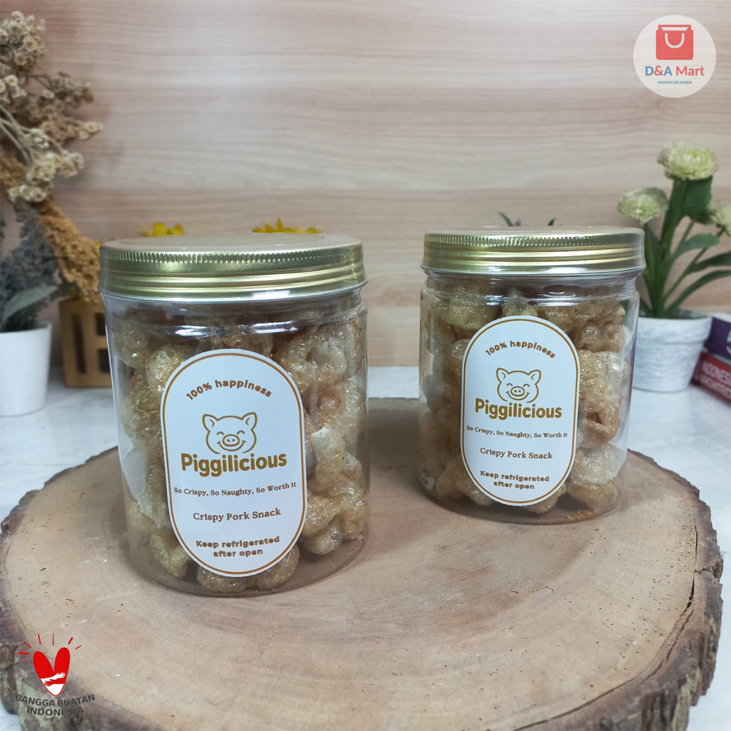 

Kerupuk Kulit Babi Crispy Pork Snack Original Premium Piggilicious Krupuk B2