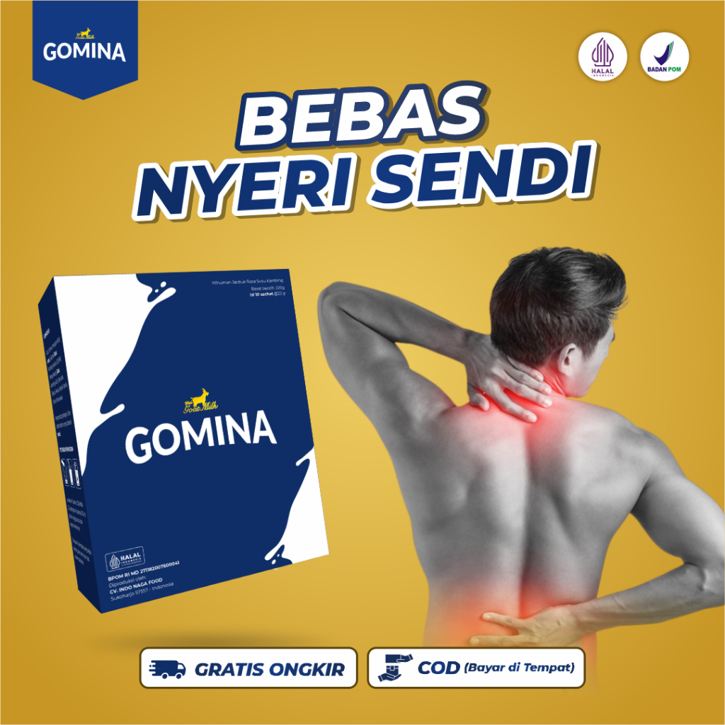 

Gomina - Susu Kambing Dengan Spirulina Biru Bantu Atasi Nyeri Sendi