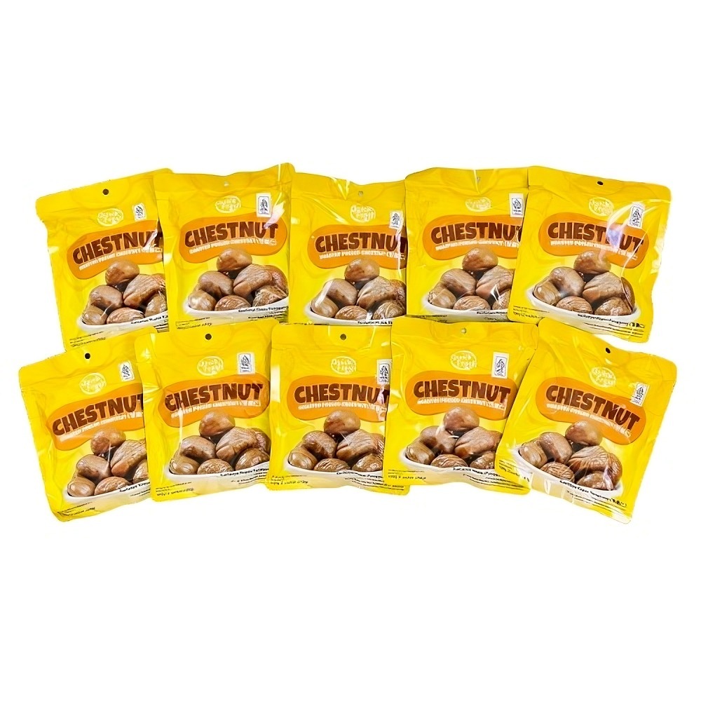 

[PAKET BUNDLING 10 PCS] Quick Fresh Roasted Peeled Chestnut 100gr