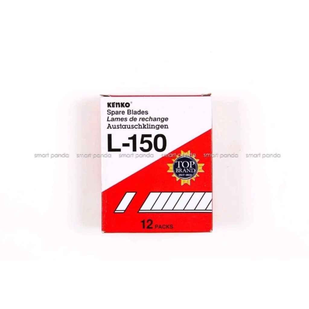 

Kenko Isi Cutter L150 Besar Pisau Tajam Tidak Mudah Berkarat Cocok Untuk Cutter Kenko L500 Ukuran 11,5x2,5x1cm 12 Packs