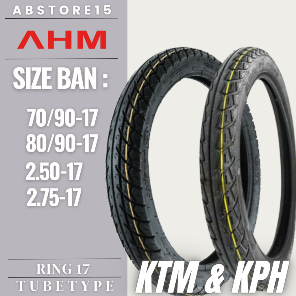 ( Ring 17 ) Ban Honda KTM Non Tubeless Untuk Motor Vega, Jupiter , Karisma dll