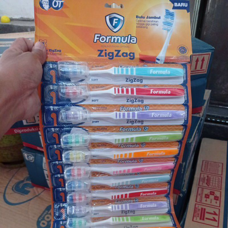 [RETAIL] SIKAT GIGI FORMULA | SIKAT GIGI FORMULA EXTRA CLEAR SOFT 1 LUSIN ISI 12