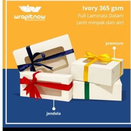 

Dus Ivory Kotak Brownies Murah Kue Cemilan Souvenir