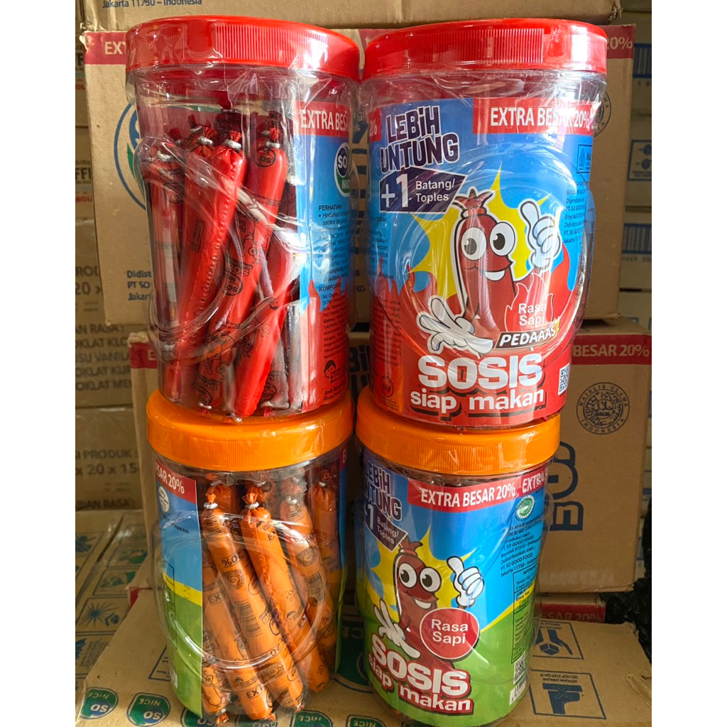 

SOSIS SO NICE 500GR,1 TOPLES ISI 24 PCS