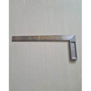 

R14 / BIASA Siku Meter SIku Tukang Penggaris Siku MURAH 12" 30cm