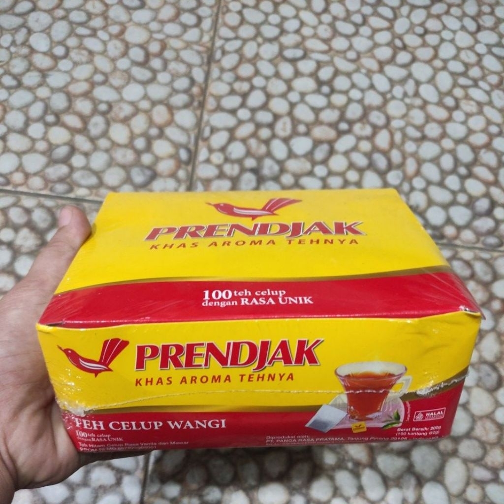 

PRENDJAK TEH CELUP WANGI KANTONG DENGAN RASA UNIK NON/ TIDAK AMPLOP (100teabags x 2gr) 200gr