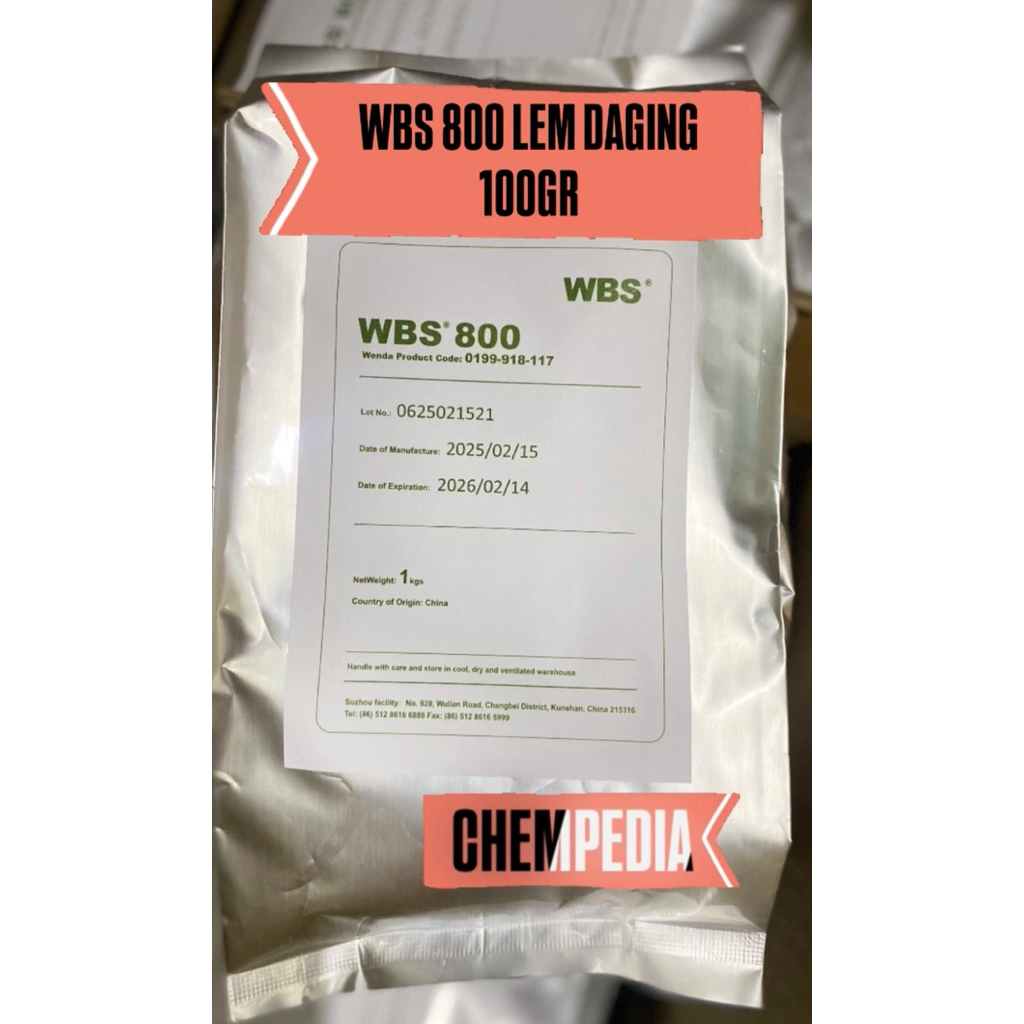 

WBS 800 Lem Daging 100gr / WBS800 Perekat Daging