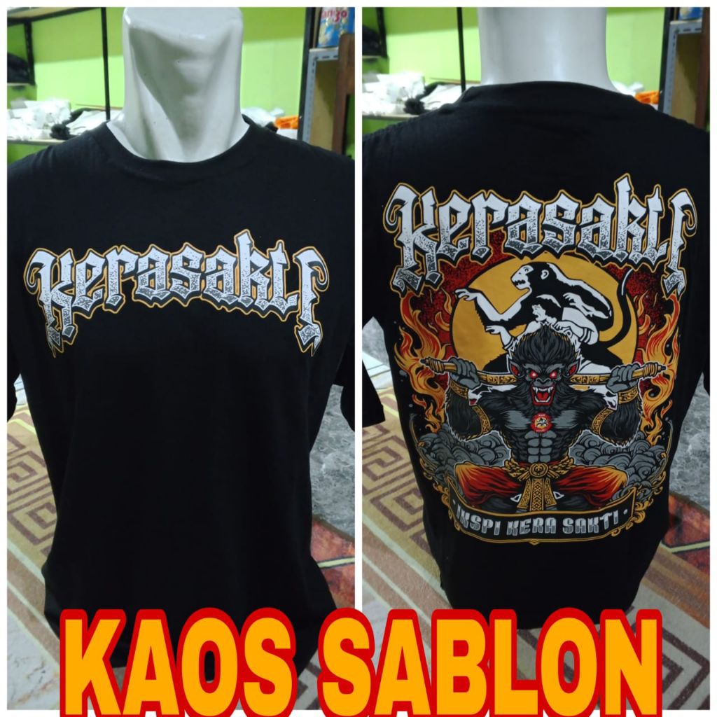 kaos sablon ikspi kera sakti/kaos sablon ikspi