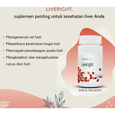 Suplemen Tuk Mengawal Kesehatan Hati - Liveright FKC
