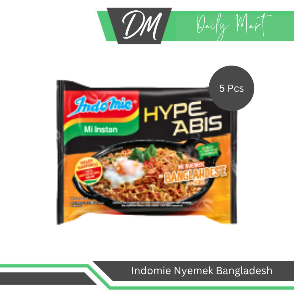 

Indomie Nyemek Ala Bangladesh (Harga Per 5 Pcs) - Mie Instan Enak Murah