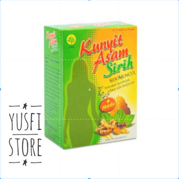 

Grosir Kunyit Asam SIRIH Sidomuncul Box Mengurangi Bau Badan Bau Mulut Keputihan Nyeri Menstruasi