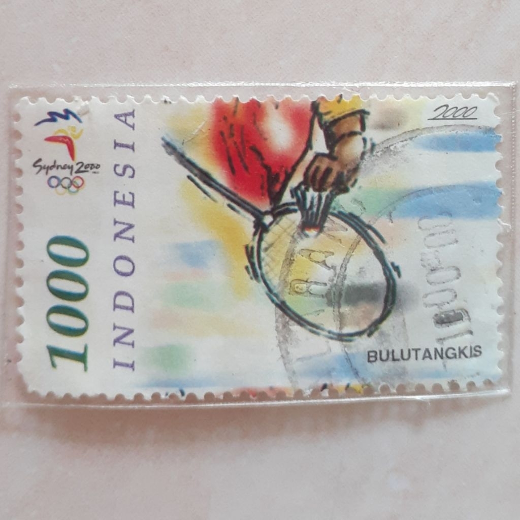 

(ID9) Perangko Indonesia Olimpiade Sydney 2000 (1856 Rp 1.000)Tahun 2000