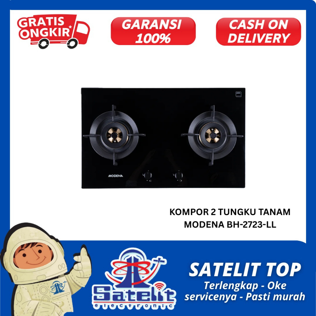 KOMPOR 2 TUNGKU TANAM MODENA BH-2723-LL