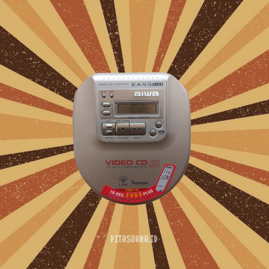 CD PLAYER PORTABLE SONY DISCMAN AIWA XP-ZV1 SLIM