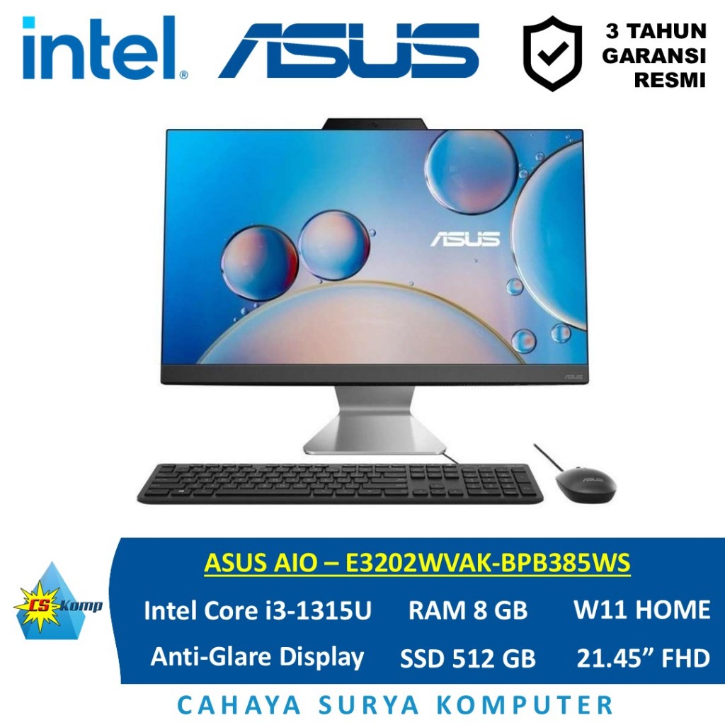 ASUS AIO E3202WVAK-BPB385WS Core i3-1315U 8GB 512GB