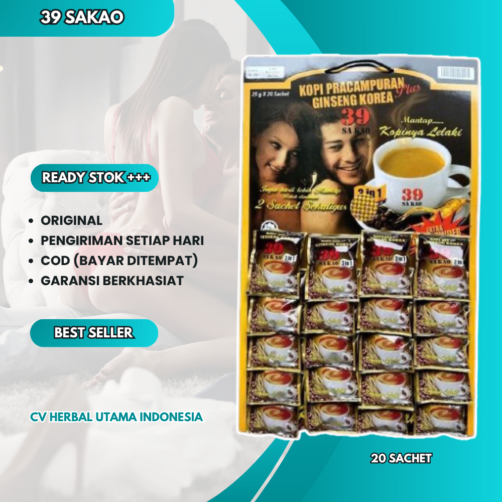 

Original Kopi Papan 39 Sakao Tongkat Ali 100% Asli