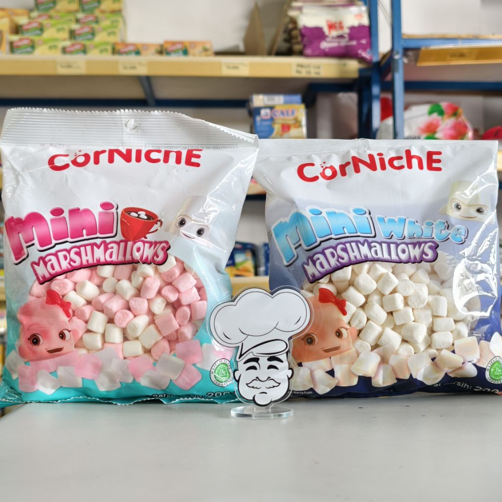 

Corniche Marshmallow Pink 200Gr / Marshmellow Putih 200Gr