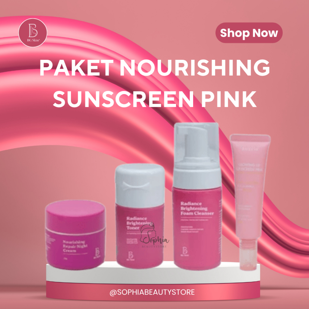 Paket Nourish Platinum Luxury Beauty Glow Skincare BG Skin Paket Wajah Remaja Mencerahkan Membersihk