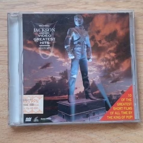 VCD Original MICHAEL JACKSON - History / Video Greatest Hits, Mulus