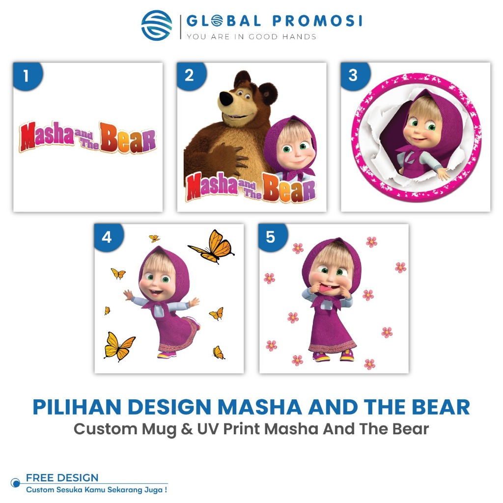 

Pilihan Desain Masha and the bear Untuk Custom MUG Dan Tumbler