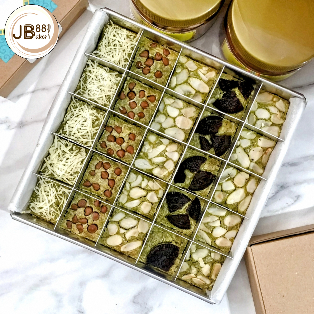 

Matcha Brownies Fudgy Premium | Freshly Baked Brownies Matcha