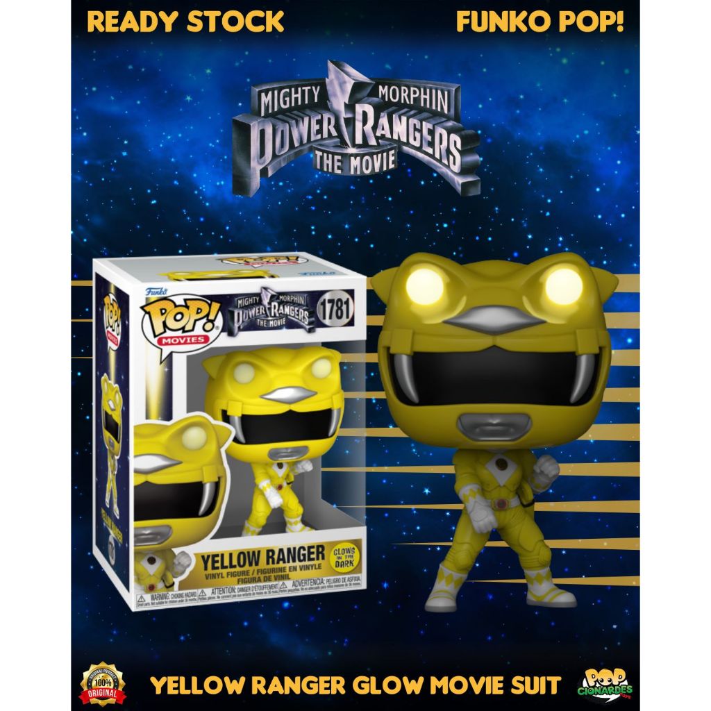 Funko POP Movies - Mighty Morphin Power Ranger - Yellow Ranger Glow #1781