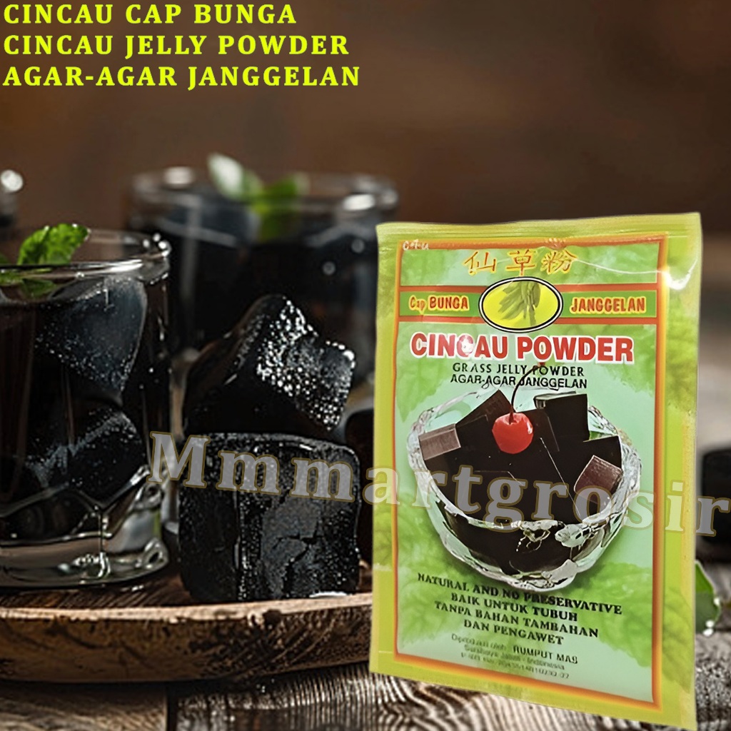 

Cincau Cap Bunga / Cincau Jelly Powder / Agar-Agar Janggelan / 33gr