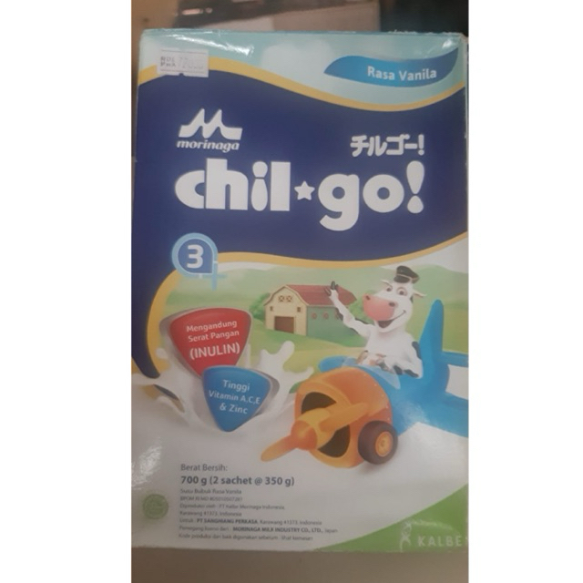 

Morinaga Chil Go berat 700 gram (2 sachet @ 350 gram)