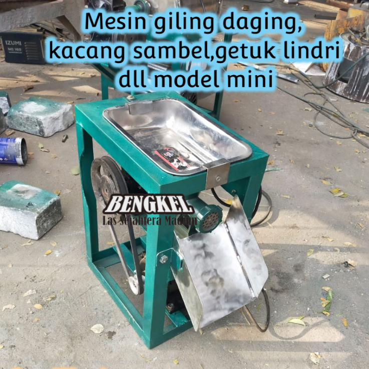 Mesin giling daging, kacang sambel,getuk lindri dll model mini