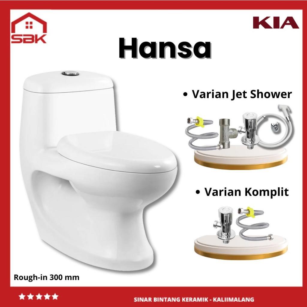 CLOSET / KLOSET / TOILET DUDUK KIA HANSA 9001 ONE PIECE