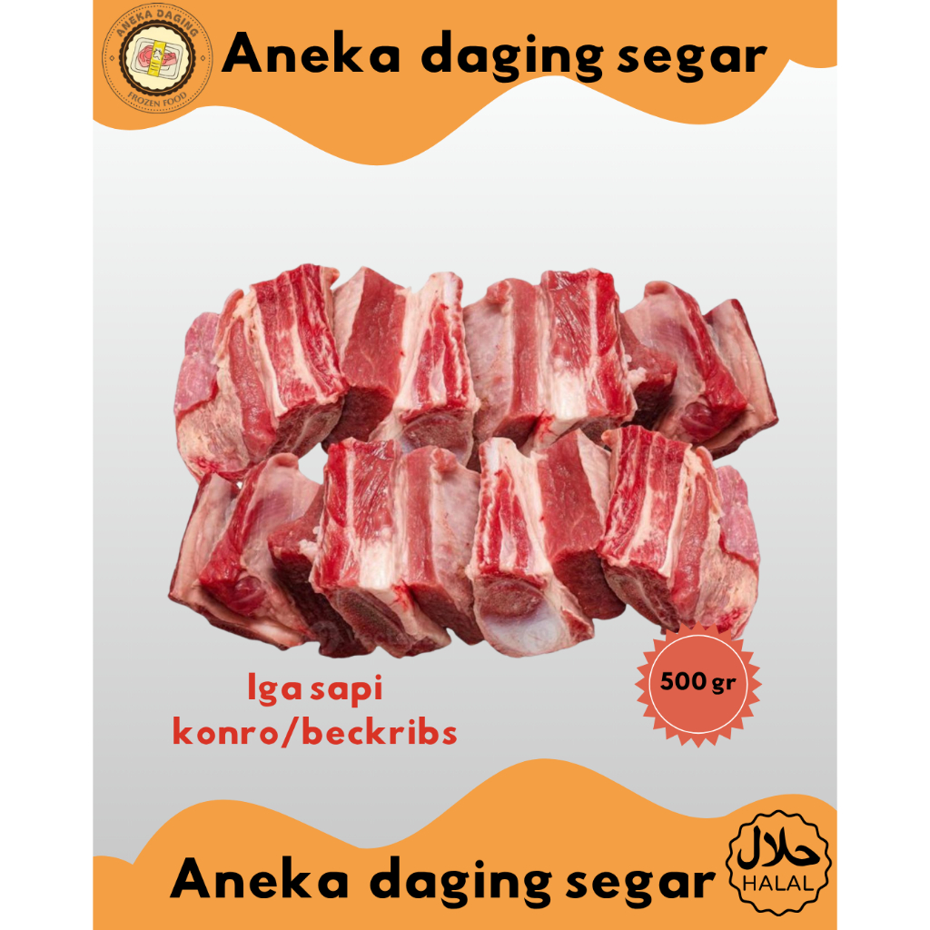 

Daging Sapi Iga Belakang Backribs Konro Fresh Halal