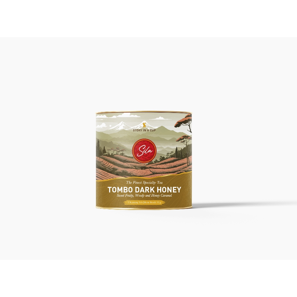 

Sila Specialty Tea - Tombo Dark Honey - Canister Mini - Teh Premium - Black Tea