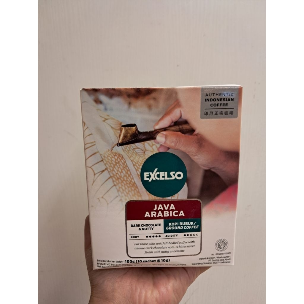

Excelso Java Arabica 100gr (10 sachet/10g)