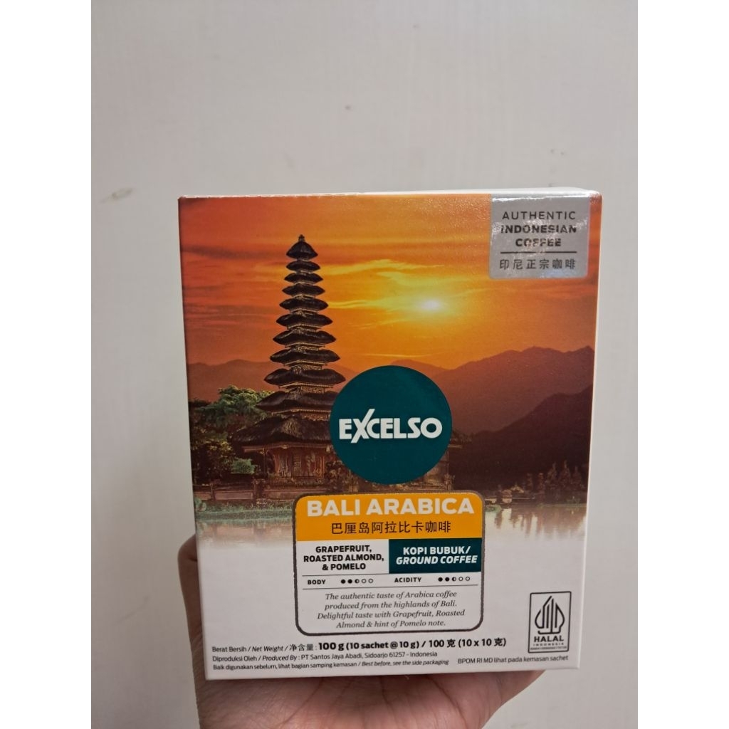 

Excelso Bali Arabica100gr (10 sachet/10g)