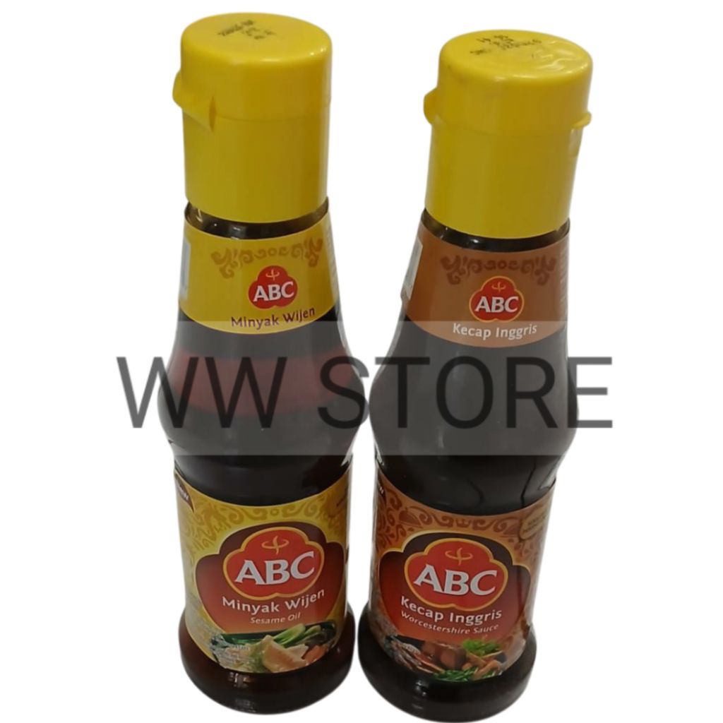 

Minyak Wijen 100% murni Kecap Inggris halal MUI ABC Sesame Oil Worcestershire Sauce 195ml