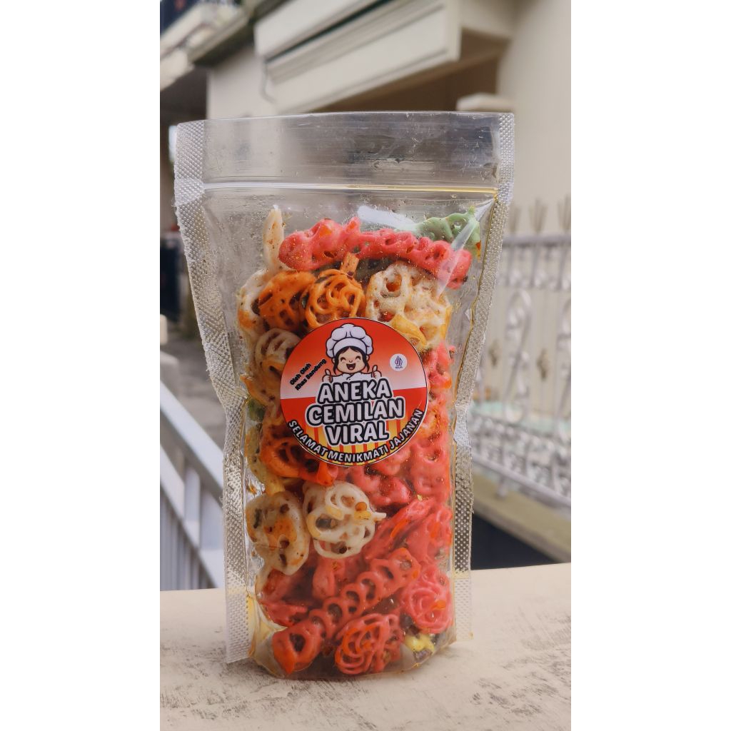 

Seblak pedas daun jeruk seblak kering bantet 125gr aneka cemilan viral
