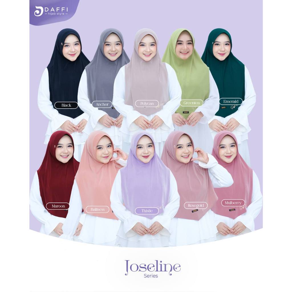 HIJAB DAFFI / HIJAB INSTAN PROMO / HIJAB DAFFI JERSEY /HIJAB DAFFI JOSELINE / HIJAB DAFFI