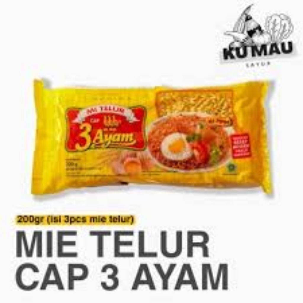 

mie telur cap 3 ayam