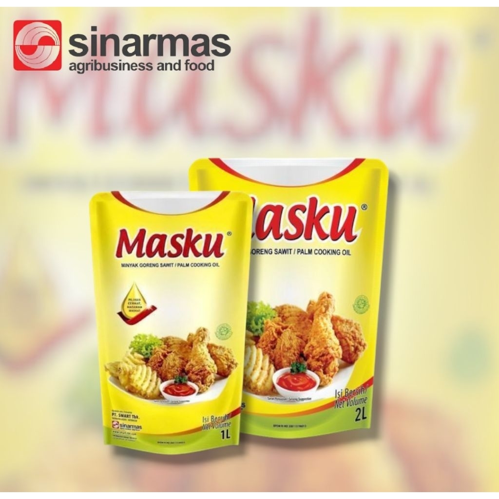 

Minyak Goreng Sawit / Palm Cooking Oil Masku 1 L & 2 L